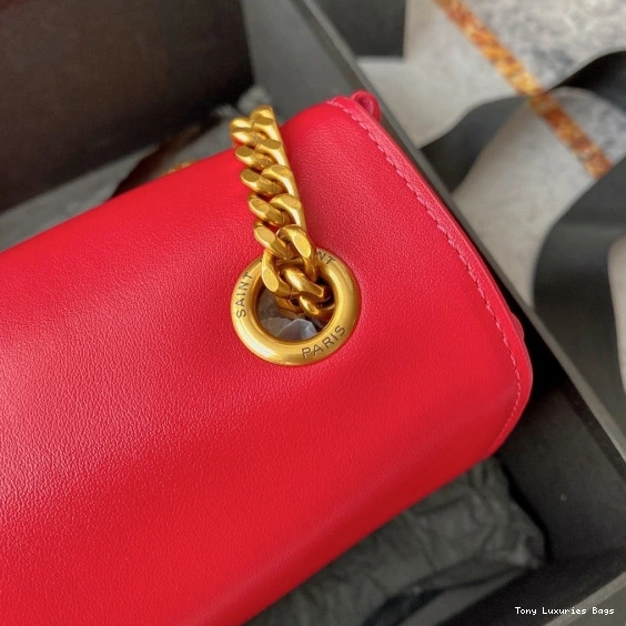Tony Luxuries SMOOTH YSL REVERSIBLE MEDIUM KATE IN LEATHER SUEDE AND 0709